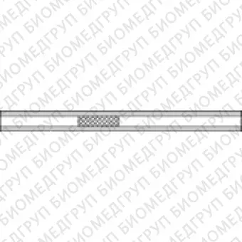 Вкладыш Agilent для Varian/Bruker, внутренний диаметр 4 мм, без делений, прямой, шерстяной, 5 шт/уп