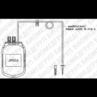 Контейнер для крови переносимый 600 мл для тромбоцитов