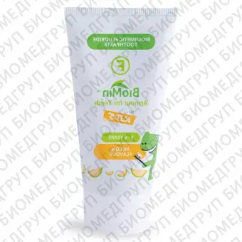 BioMin F Melon детская зубная паста, 36 лет