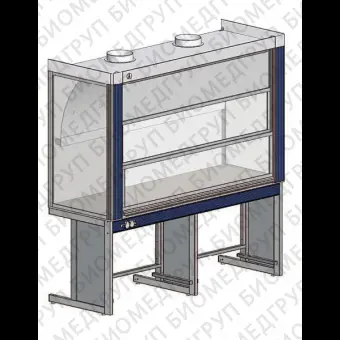 Шкаф вытяжной общего назначения, ш. раб. пов. 180 см, глубина 80 см, монолитный пластик Trespa, ЛОиП, ЛАБPRO ШВ 180.80.225 TR