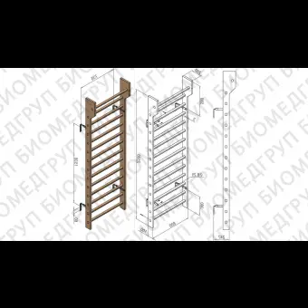 Двойная шведская стенка 10.FI.5045