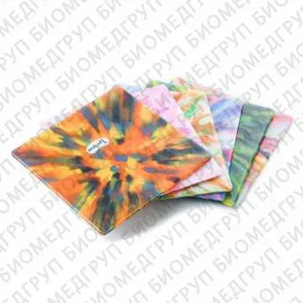 Tie Dye Mouthguards Multicolor многоцветные пластины для вакуумформера, 4,0 мм 6 шт.