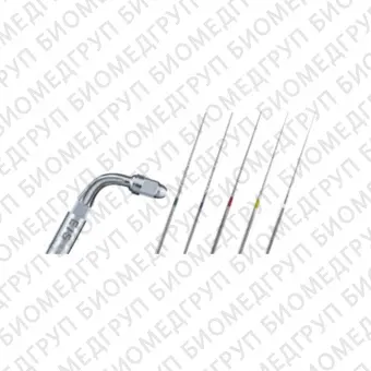 Endo Kit E12  набор эндодонтических насадок E12, Uфайлы 15, 20, 25, 30, 35 по 6 шт. каждого размера, ключ для замены насадок