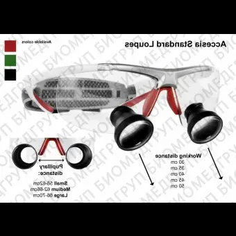 Бинокулярная лупа с оправой 0806451R