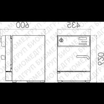 Термостат с охлаждением, 20 л, 0 C100 C, принудительная вентиляция, KB 23, Binder, 90200112