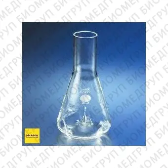 Колба Эрленмейера 2000 мл, стекло, с отбойниками, Pyrex Corning, 44442L, 1 шт.