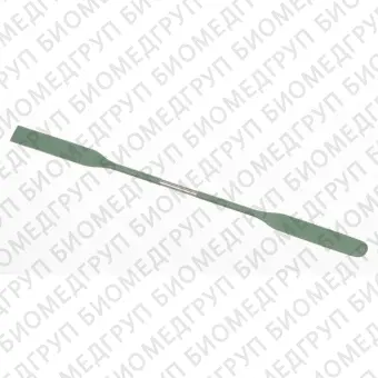 Шпатель двухсторонний, длина 210 мм, лопатка 5511 мм, диаметр ручки 4 мм, тефлоновое покрытие, Bochem, 3702
