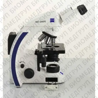 Микроскоп Primo Star, прямой, бинокуляр/тринокуляр, СП, 4х/10х/40х/100х, левосторонее управление, Zeiss, 4155000002000