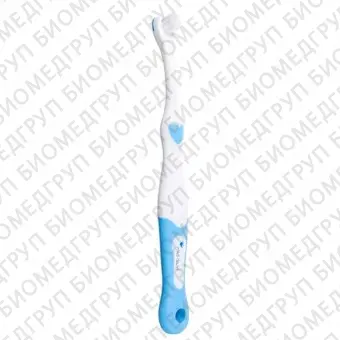 BrushBaby FirstBrush зубная щетка, 018 мес, голубая