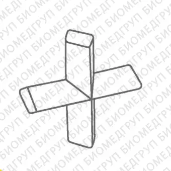 Магнитный перемешивающий элемент, тефлон, крестообразный, 10х10 мм, Ikaflon 10 cross, 1 шт., IKA, 4496200шт