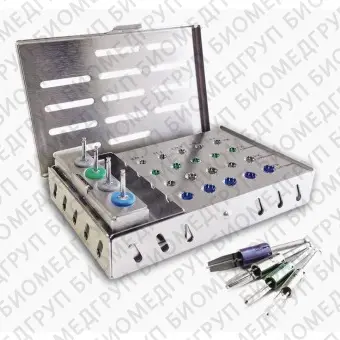 Комплект инструментов для стоматологической имплантологии implant