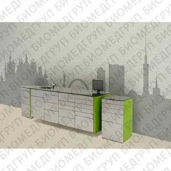 Kiev   комплект мебели для хранения стоматологических инструментов, с выдвижными ящиками CATO Италия