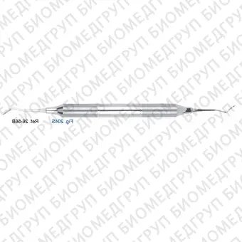 Скейлер парадонтологический, форма 204S, ручка DELUXE, диаметр 10 мм