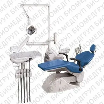Azimut 600A MO  стоматологическая установка с нижней подачей инструментов, с двумя стульями