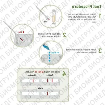 Экспресстест на инфекционные заболевания RIDX BLV Ab Kit LGMBLB11