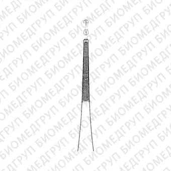 BD660R  пинцет хирургический по Gilles, зубчики 1х2, длина 155 мм
