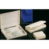 Планшет для хранения и архивирования препаратов на предметных стеклах, на 25 стекол, синий, АБС-пластик, Deltalab, 19276.A