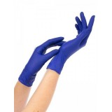 Перчатки нитриловые, длина 24,5 см, фиолетовые, 50 пар./уп., Импорт, 763_S