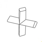 Магнитный перемешивающий элемент, тефлон, крестообразный, 20х20 мм, Ikaflon 20 cross, 1 шт., IKA, 4496400шт