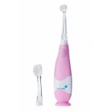 Brush-Baby BabySonic звуковая зубная щетка, 0-3 года, розовая