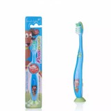 Brush-Baby FlossBrush NEW зубная щётка, с 6 лет, голубая
