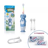 Brush-Baby Sonic WildOnes звуковая зубная щетка Слон 0-10 лет + Подарок (детский гель для лечения стоматита)
