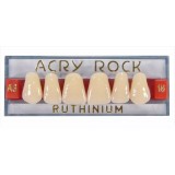 Зубы акриловые Acry Rock фронтальные верхние (планка 6 зубов) (C1 S-40)